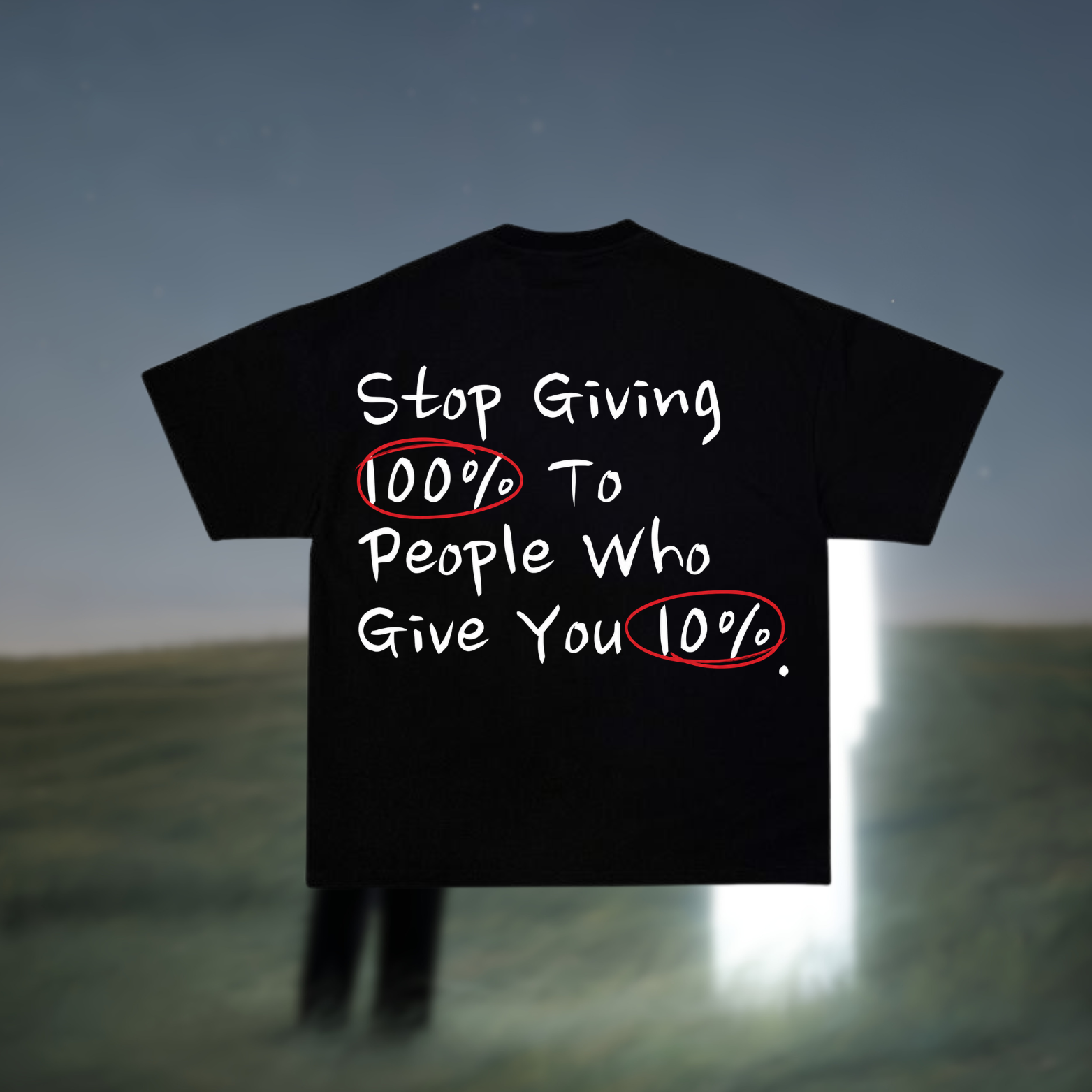 Stop Giving 100%